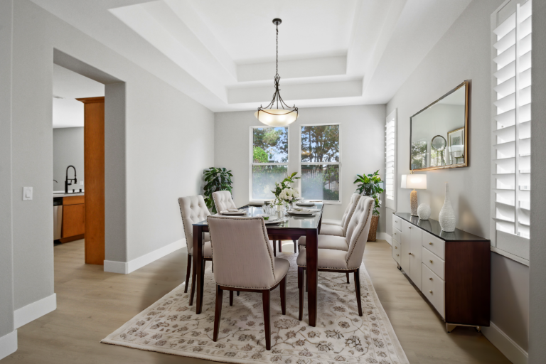 Dining room after